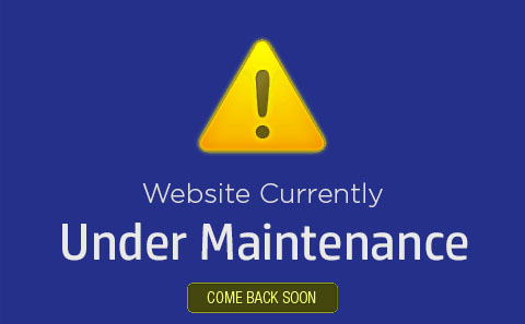 Website Currently Under Maintenance. Check Again Later.